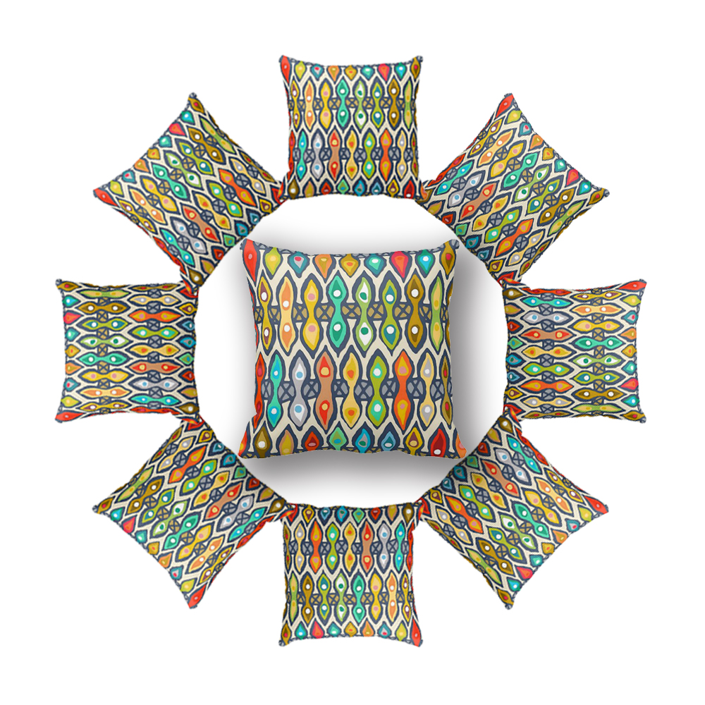 Vintage Tribe Decorative Throw Pillows Colorful Morocco Pillow Covers